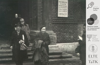 Installation @ the Hungarian Jewish Museum features the findings of the Digital Lens Research Group.